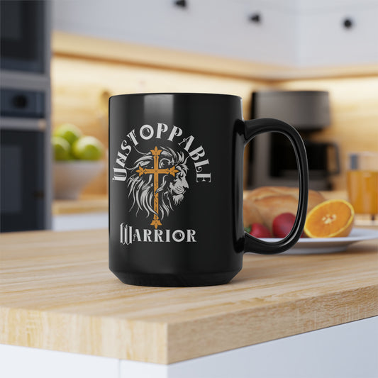 Unstoppable Warrior  11 oz and 15 oz ceramic coffee mug