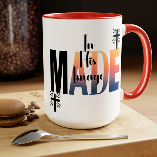 Made in His Image 15 oz ceramic Coffee Mug