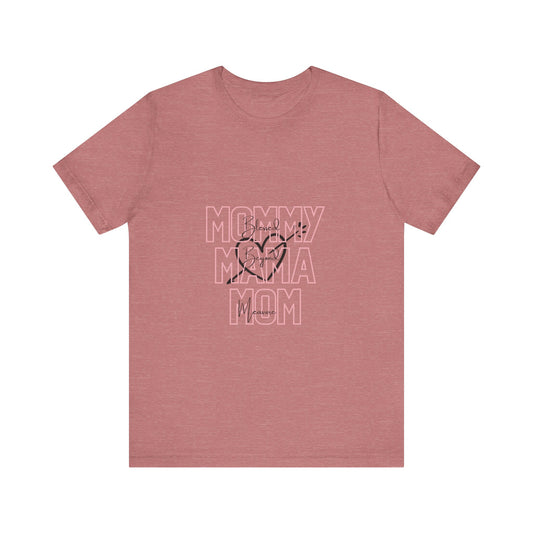 Blessed beyond measure mom short sleeve crew neck top