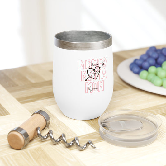 "Blessed Beyond Measure Mom" 12 oz chill wine tumbler